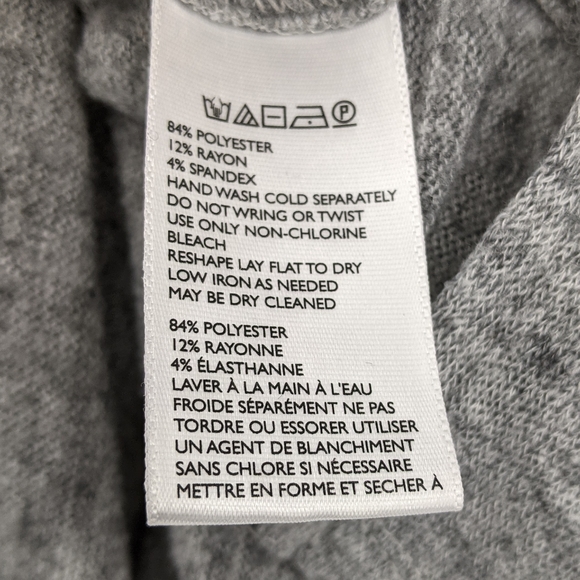 Urban Outfitters BDG Grey Blake Pullover VNeck Top - Picture 10 of 11